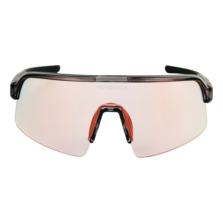 Wanderth Lentes Time Race Fusion Mirror Rojo Gris Oscuro