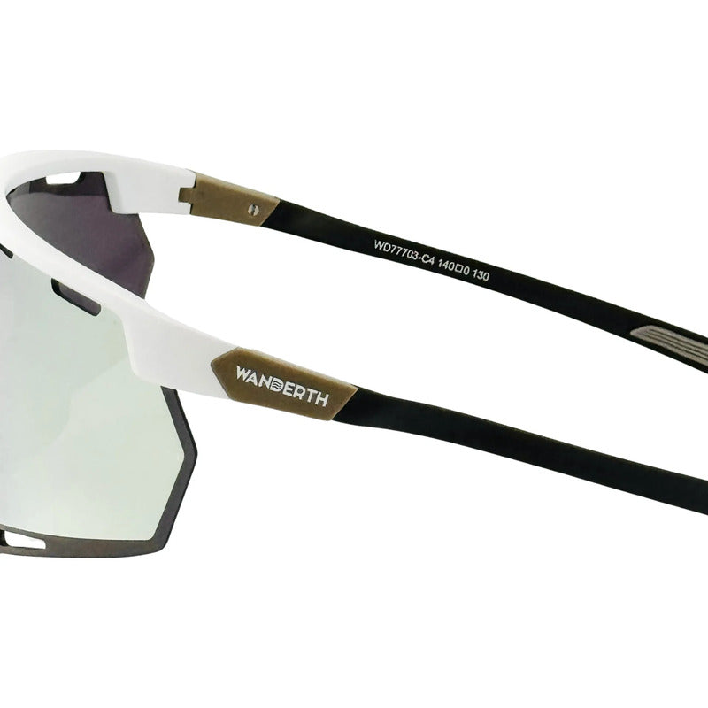 Wanderth Lentes Maximus Blaze New Mirror Dorado Blanco