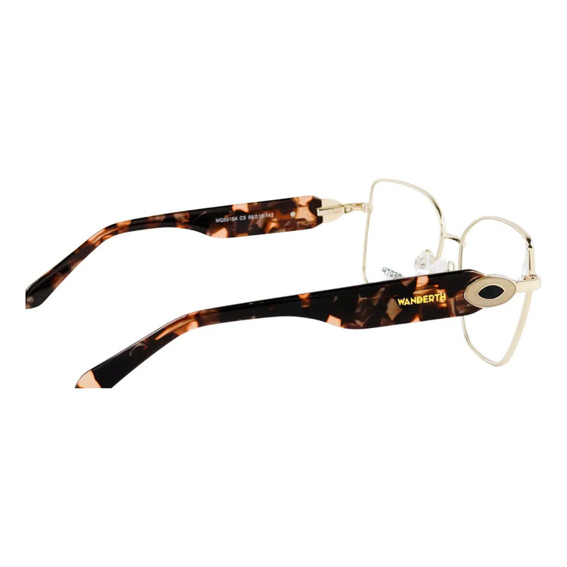 Wanderth Monturas Nero Dorado/animal Print