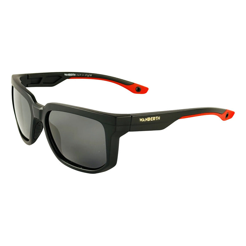 Wanderth Lentes De Sol Evo Sports Negro Negro/rojo