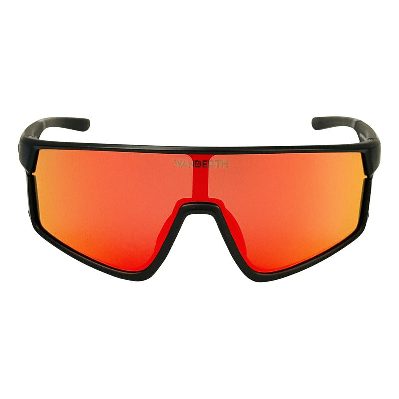 Wanderth Lentes Blaze Run Fusion Mirror Rojo Negro