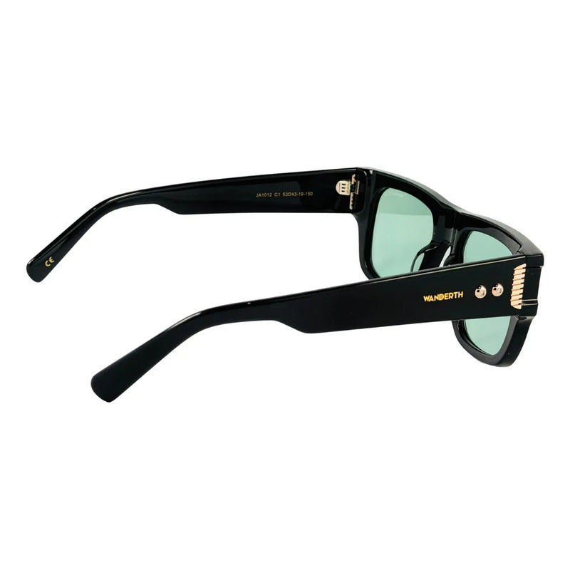 Wanderth Lentes De Sol Aureon Espejo Negro Verde