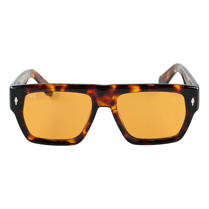 Wanderth Lentes De Sol Sereia Degrade Animal Print Naranja Claro Negro
