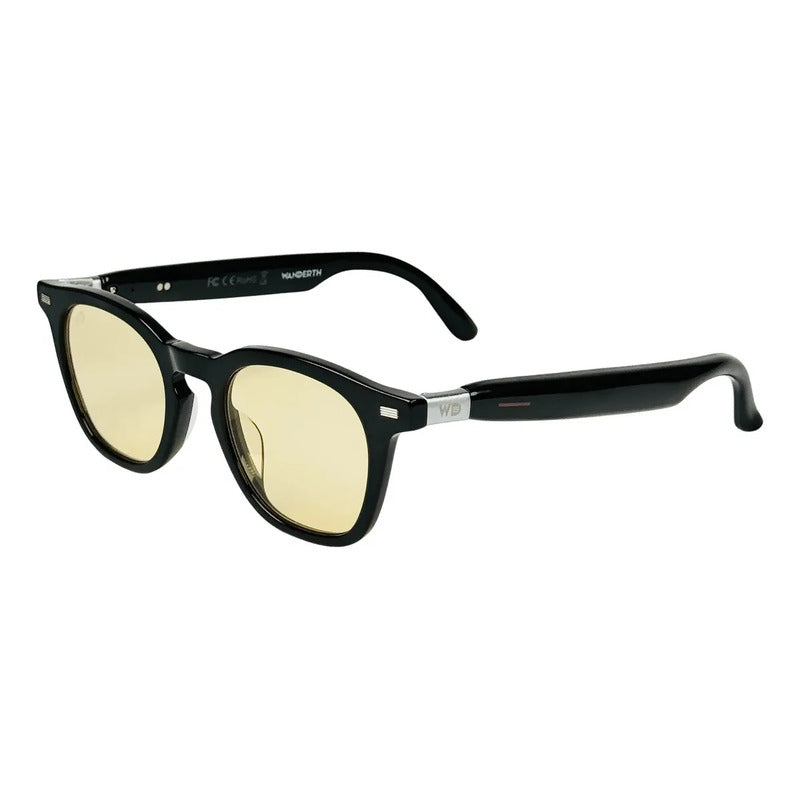 Wanderth Gafas Bluetooth Bluesync Solido Plateado Ámbar Negro
