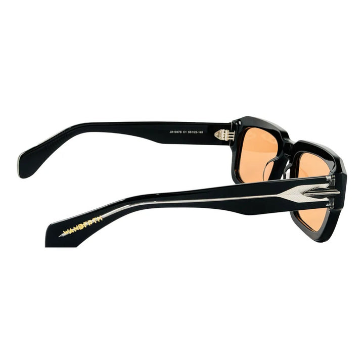 Wanderth Lentes De Sol Capri Solido Negro Naranja Claro