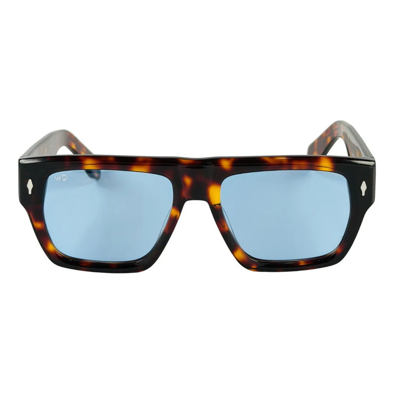 Wanderth Lentes De Sol Sereia Degrade Animal Print Marrón Claro Negro