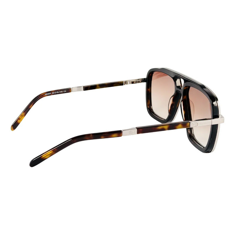 Wanderth Lentes De Sol Zaria Degrade Negro Marrón Claro Animal Print