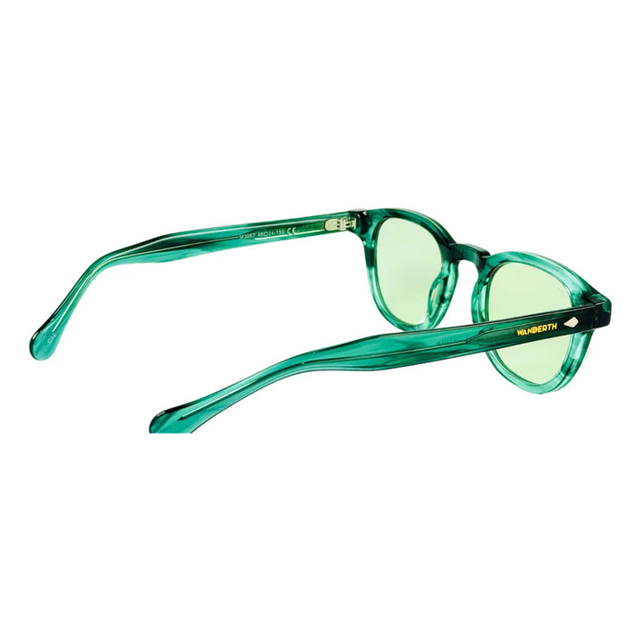 Wanderth Lentes De Sol Zafira Solido Gris Naranja Claro Verde