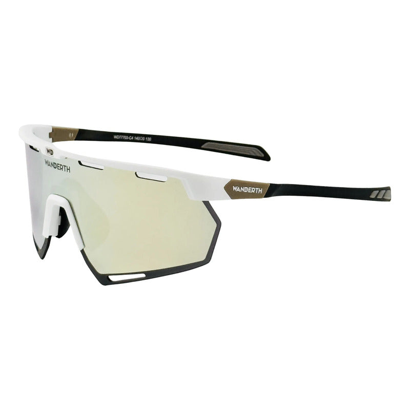 Wanderth Lentes Maximus Blaze New Mirror Dorado Blanco
