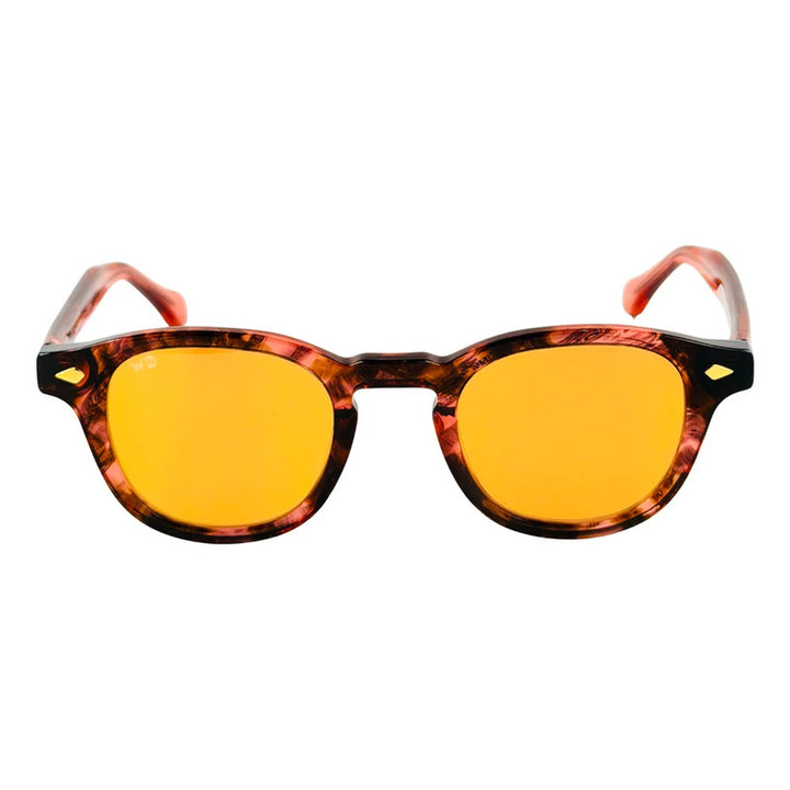 Wanderth Lentes De Sol Zafira Solido Animal Print Naranja Claro Rosa
