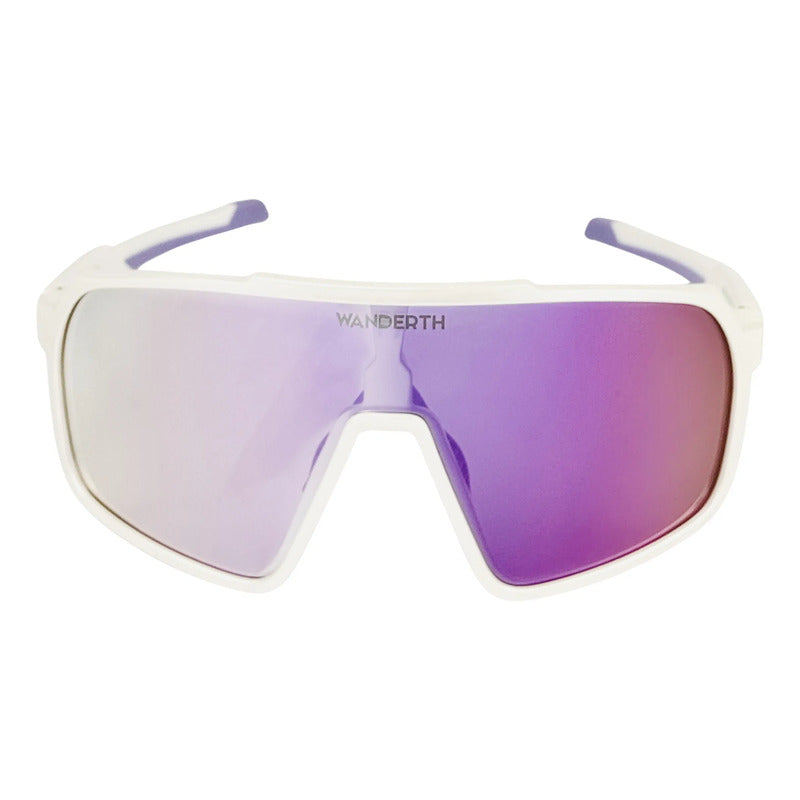 Wanderth  Lentes Strength Fusion Mirror Violeta Blanco