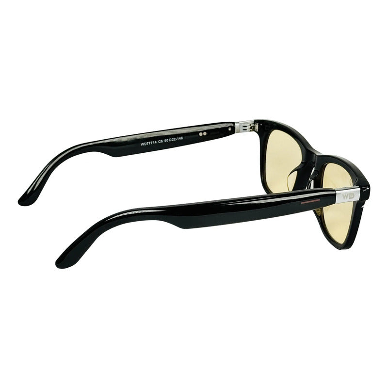 Wanderth Gafas Bluetooth Audiox Solido Negro Ámbar