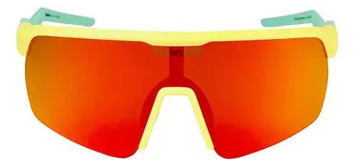Wanderth Lentes Strong S Fusion Mirror Rojo Negro