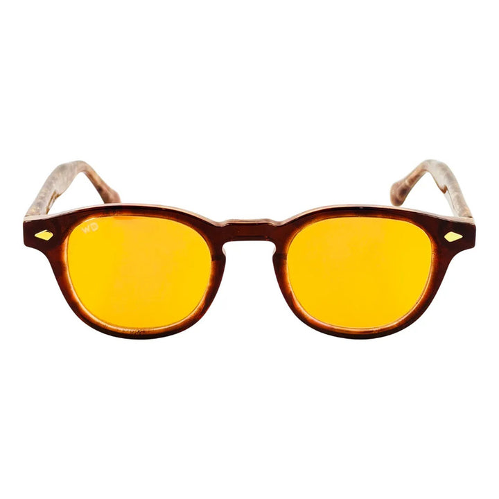 Wanderth Lentes De Sol Zafira Solido Marrón Naranja Claro