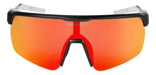 Wanderth Lentes Strong S Fusion Mirror Rojo Negro