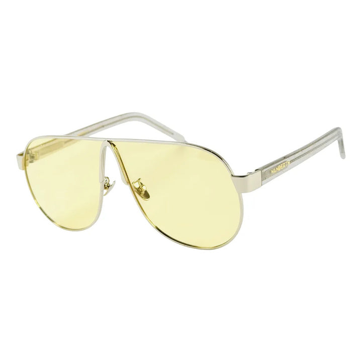 Wanderth Lentes De Sol Maui Solido Dorado Amarillo Gris
