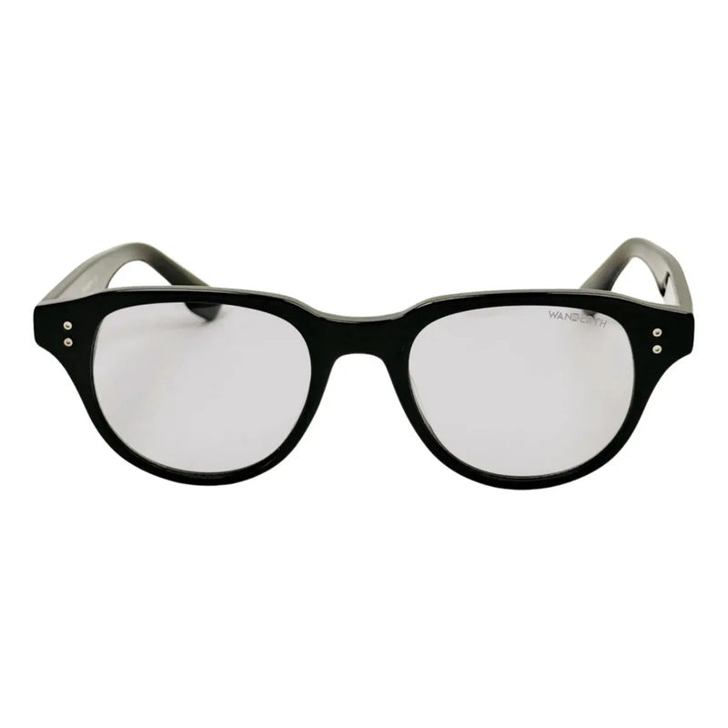 Wanderth Lentes De Sol Aspen Color Negro Lente Gris Varilla Negro Armazón Negro Diseño Fashion