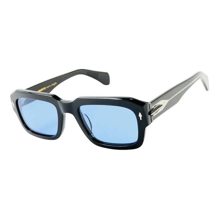 Wanderth Lentes De Sol Capri Solido Negro Azul
