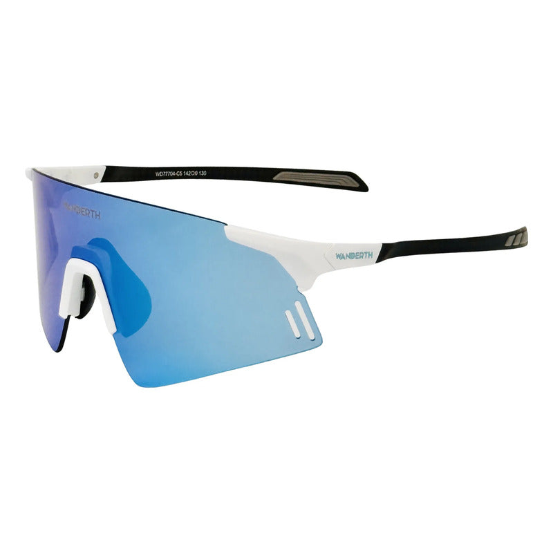 Wanderth Lentes Speed Advance New Mirror Azul Blanco