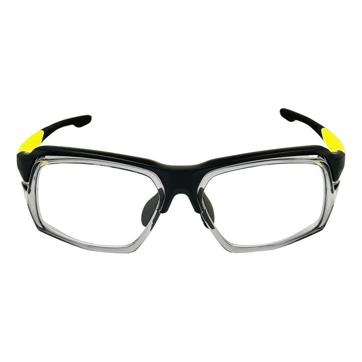 Wanderth  Gafas Seguridad Industrial Cyberlux Negro/transparente/brazo Amarillo