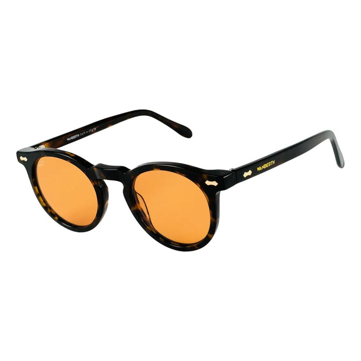 Wanderth Lentes De Sol  Soraya Solido Animal Print Naranja Claro