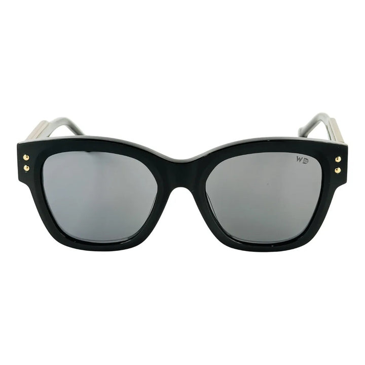 Wanderth Lentes De Sol Esme Solido Negro Gris