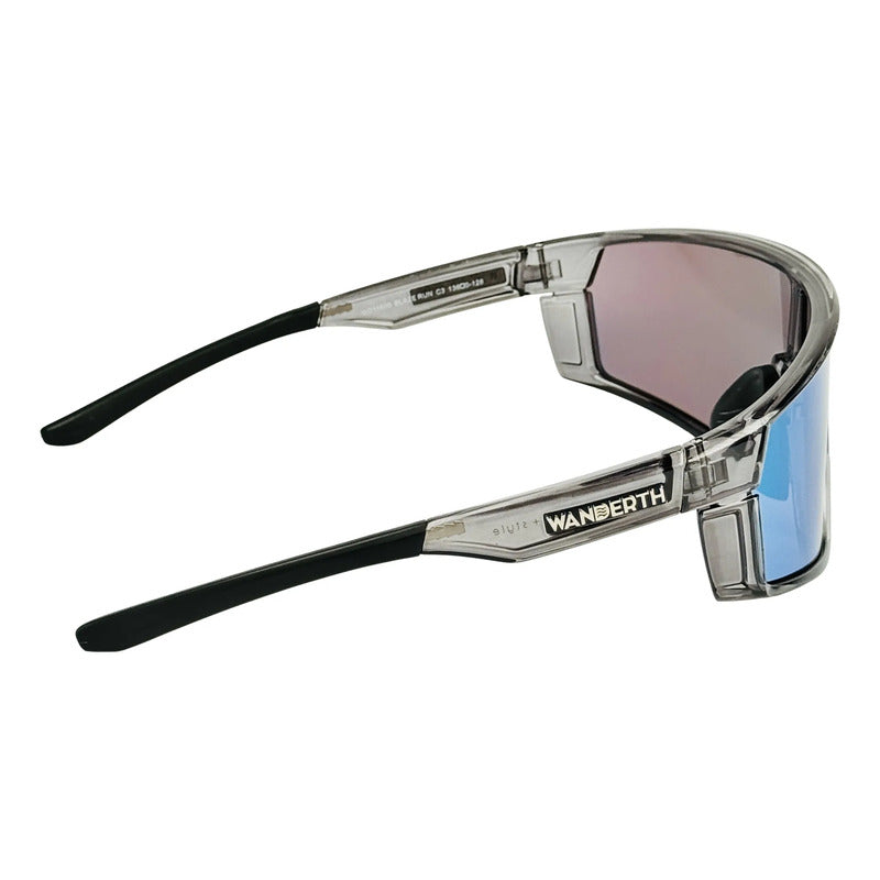 Wanderth Lentes Blaze Run Agua Gris Cristal