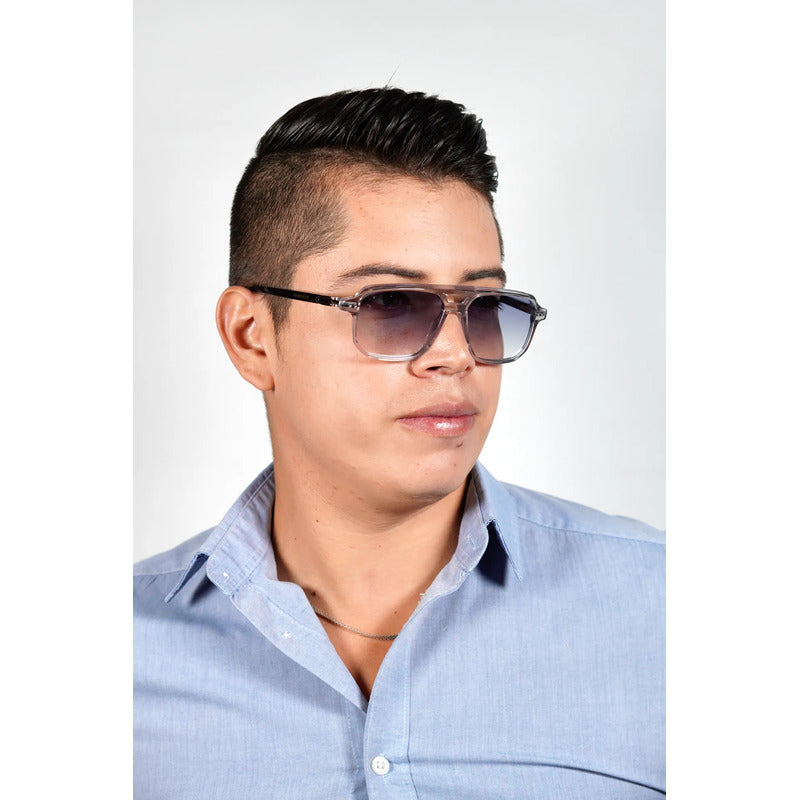Wanderth Gafas Sol Sunfire Casual Transparente Azul Animal Print