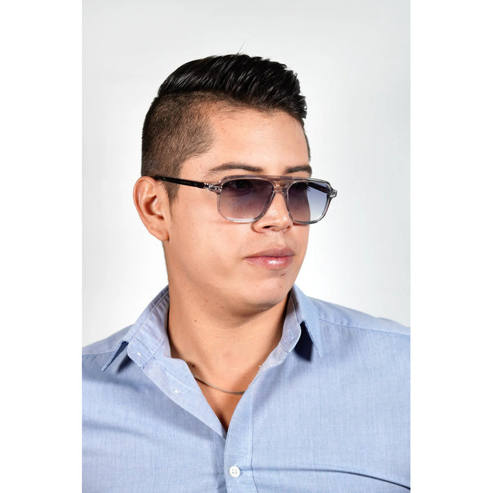 Wanderth Gafas Sol Sunfire Casual Transparente Azul Animal Print