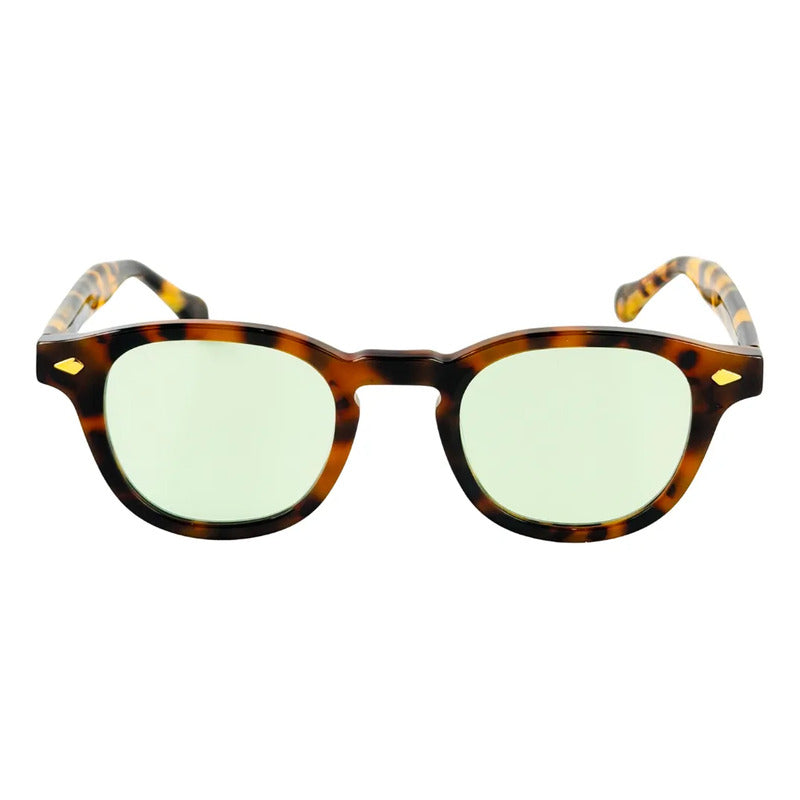 Wanderth Lentes De Sol Zafira Solido Animal Print Verde Claro