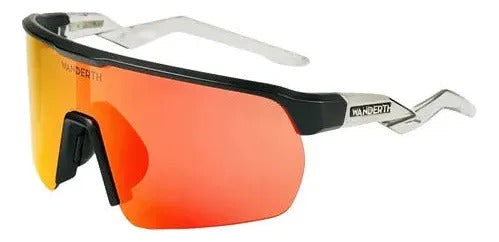 Wanderth Lentes Strong S Fusion Mirror Rojo Negro