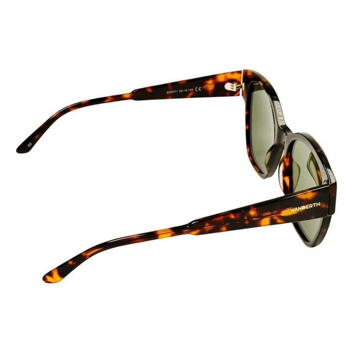 Wanderth Lentes De Sol Zeld Color Negro/animal Print Lente Verde Varilla Animal Print Armazón Negro/animal Print Diseño Fashion
