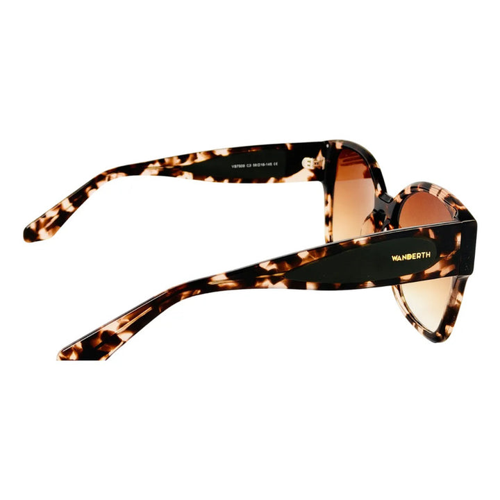 Wanderth Lentes De Sol  Viona Degrade Animal Print Marrón