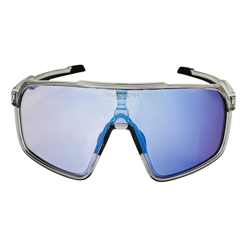 Wanderth  Lentes Strength Fusion Mirror Azul Gris Cristal