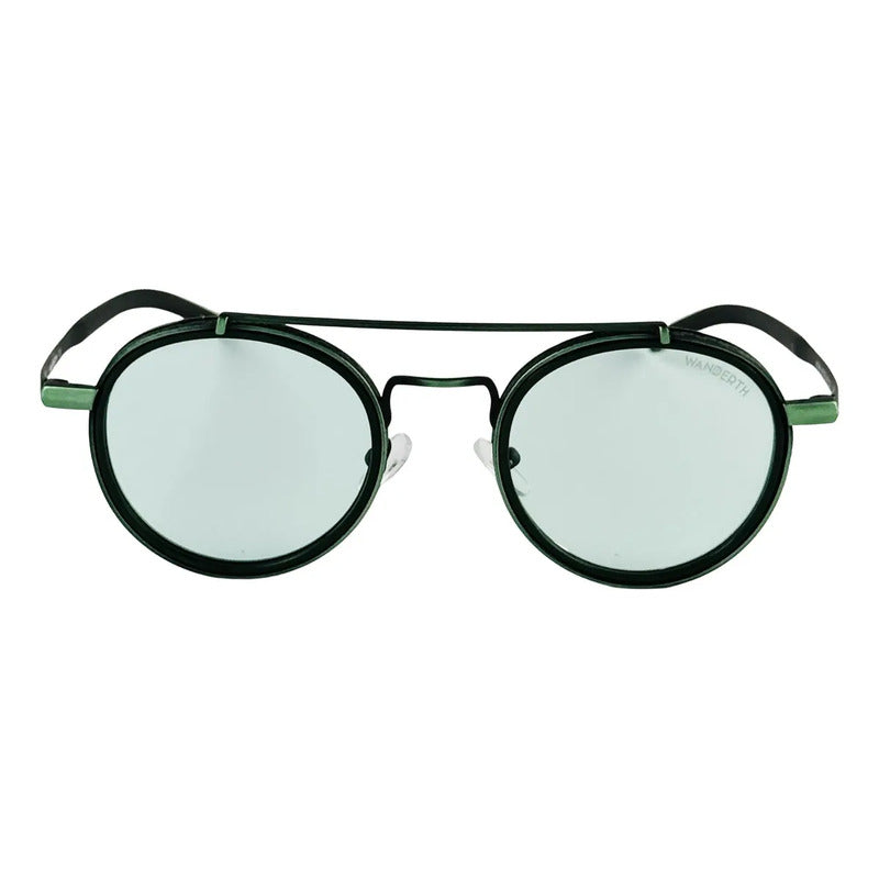 Wanderth Lentes De Sol Ibiza Color Verde Lente Verde Varilla Verde Armazón Verde Diseño Fashion