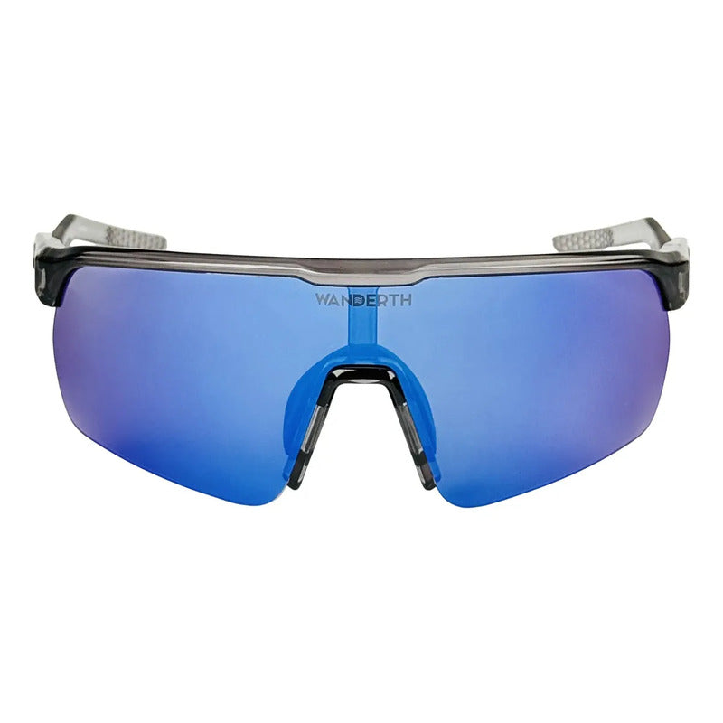 Wanderth Lentes Strong S Fusion Mirror Azul Gris Oscuro