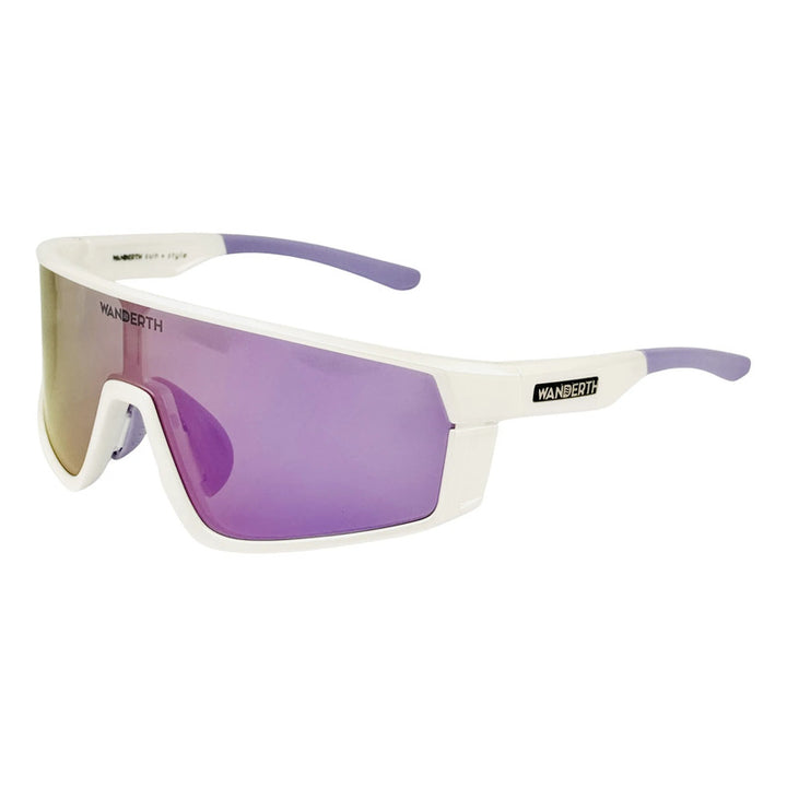 Wanderth Lentes Blaze Run Fusion Mirror Lila Blanco