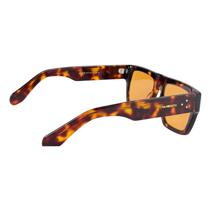 Wanderth Lentes De Sol Sereia Degrade Animal Print Naranja Claro Negro