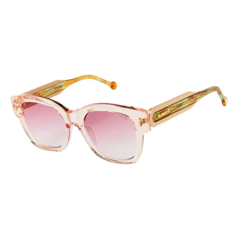 Wanderth Lentes De Sol Esme Solido Rosa Claro