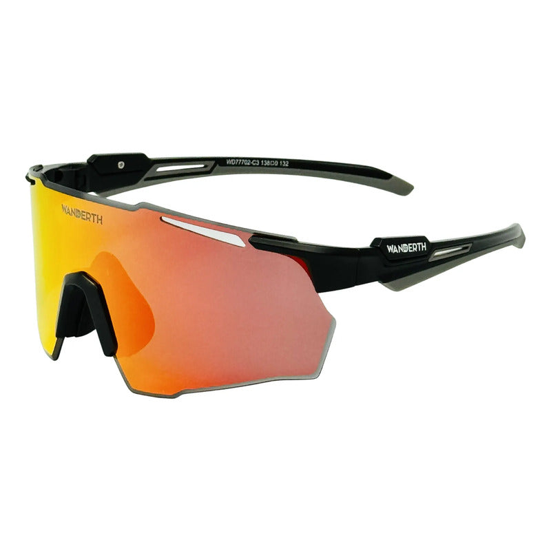 Wanderth Lentes Ultron New  Mirror Rojo Negro/gris