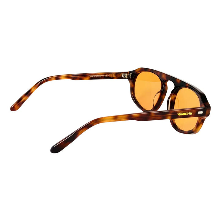 Wanderth Lentes De Sol  Marea Solido Animal Print Naranja Claro