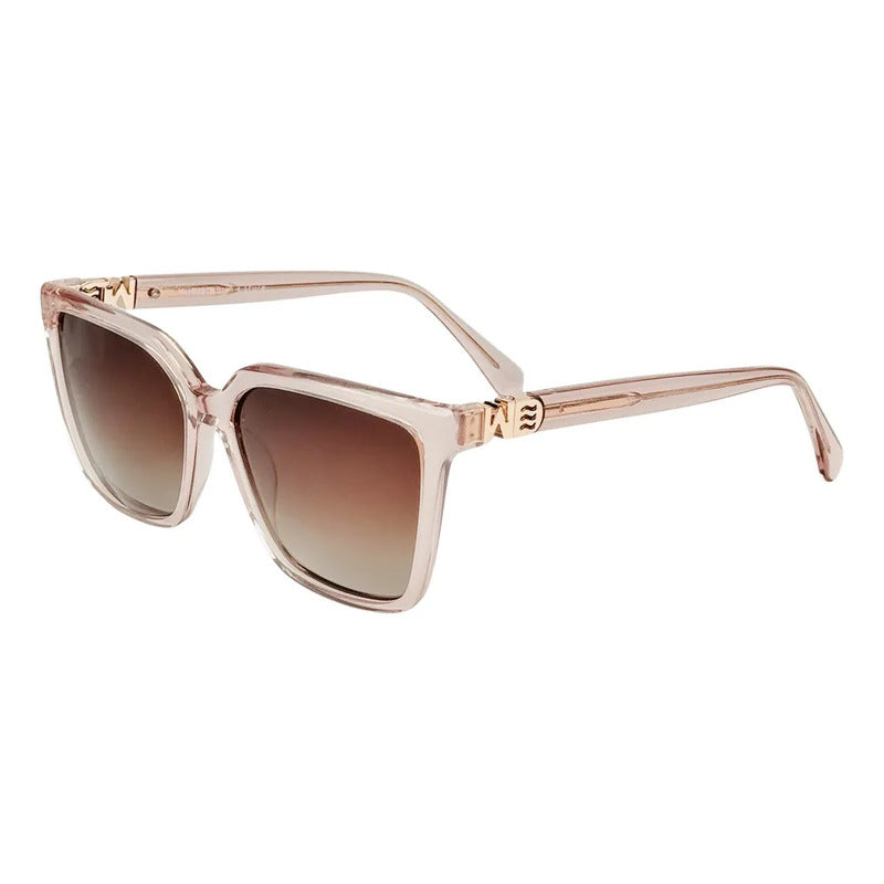Wanderth Gafas Sol Helios Casual Rosa Claro Marrón Rosa Cristal Rosa