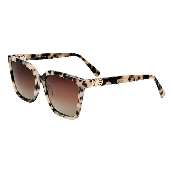 Wanderth Gafas Sol Helios Casual Animal Print Rosada Marrón