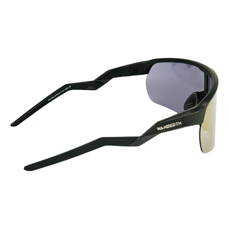 Wanderth Lentes Strong S Fusion Mirror Dorado Oscuro Negro