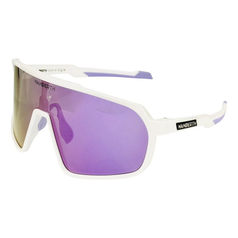 Wanderth  Lentes Strength Fusion Mirror Violeta Blanco