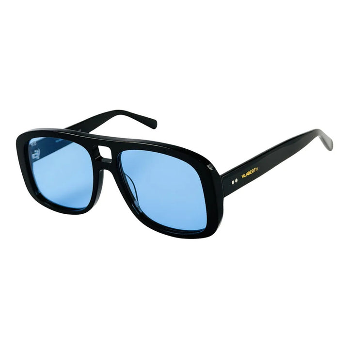 Wanderth Lentes De Sol Savia Solido Negro Azul