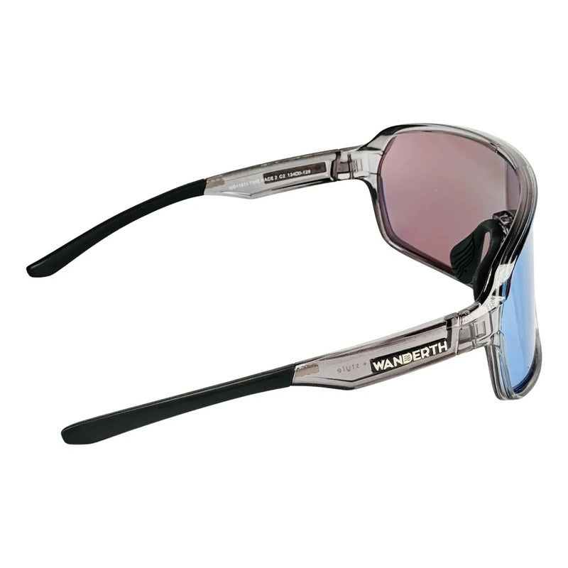 Wanderth Lentes Time Race 2 Mirror Azul Gris