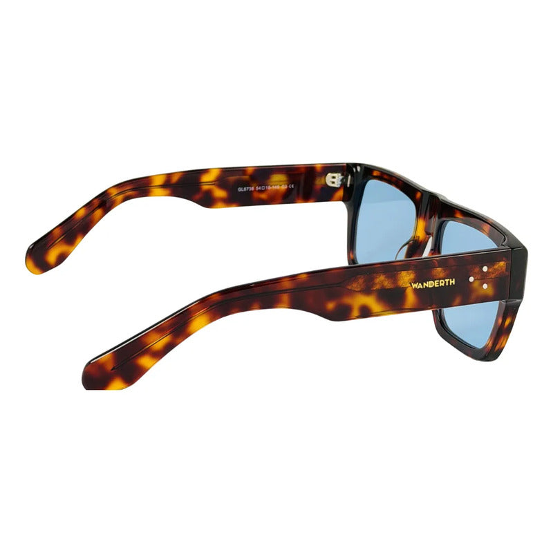 Wanderth Lentes De Sol Sereia Degrade Animal Print Marrón Claro Negro