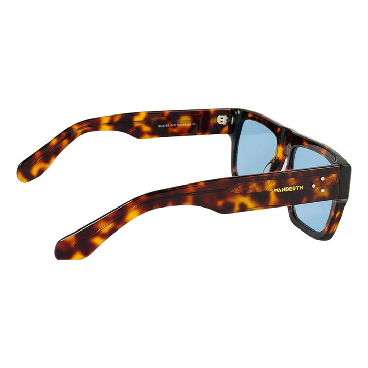 Wanderth Lentes De Sol Sereia Degrade Animal Print Marrón Claro Negro