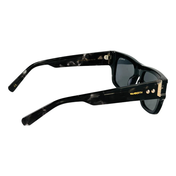 Wanderth Lentes De Sol Aureon Espejo Negro Gris